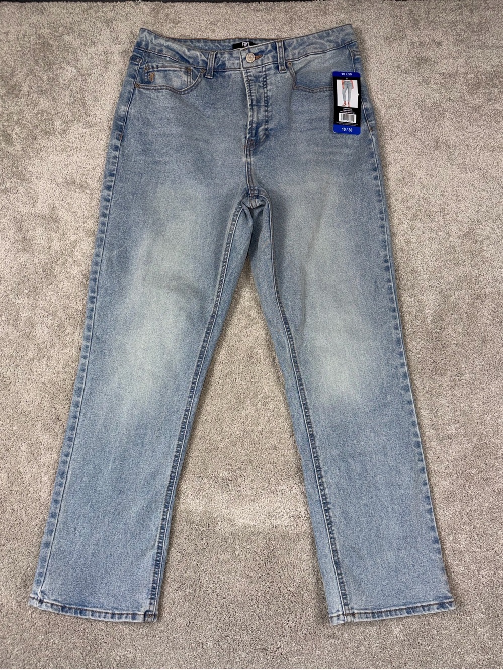 Frye Women's High-Rise Stevie‎ Wash Jeans, Light Blue, Size 10/30 NWT